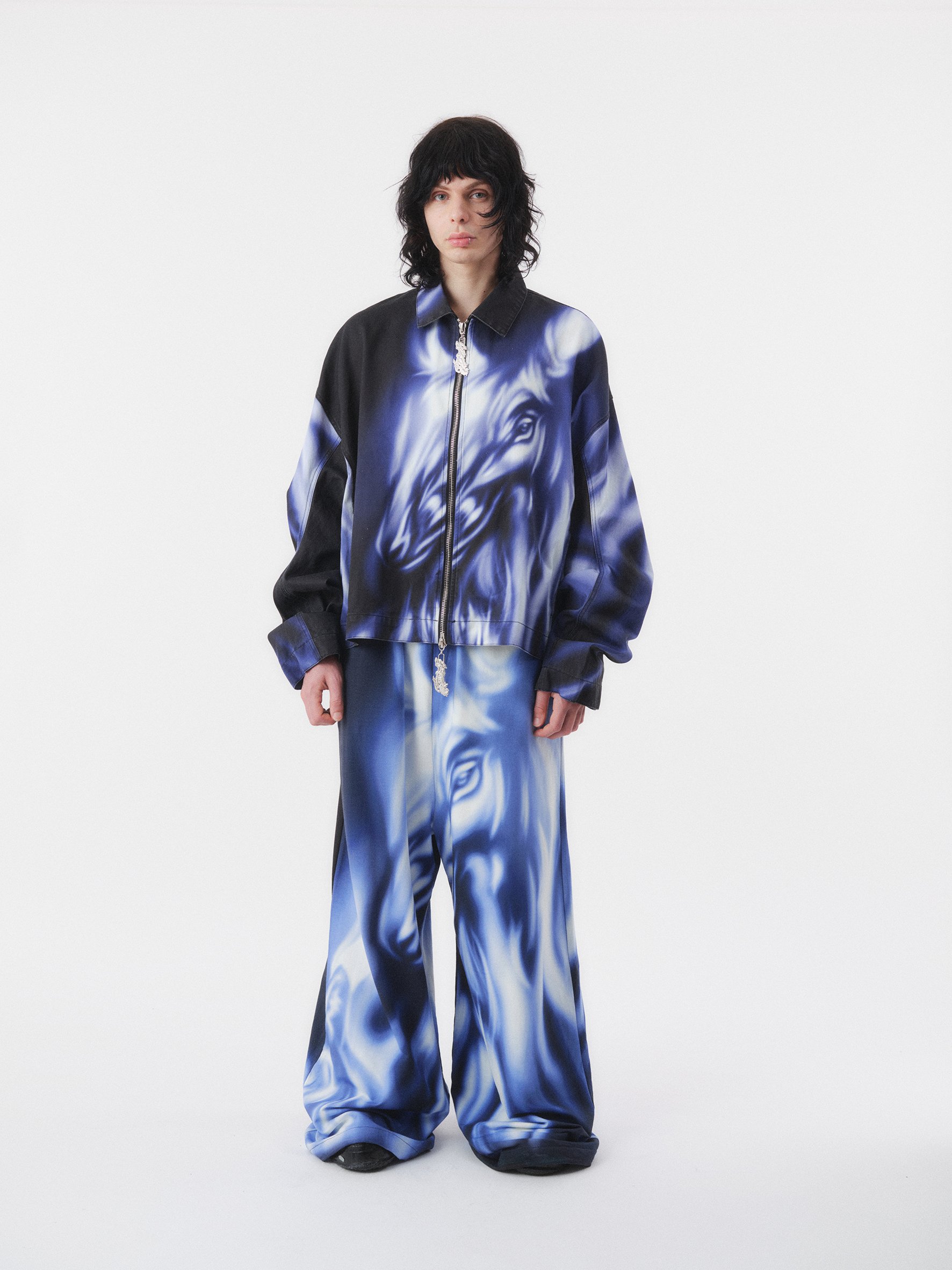 PRINTED DENIM JACKET — Gerrit Jacob